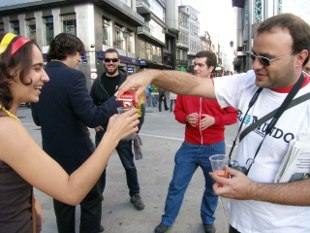 A marcha rematou consumindo gazpacho / Seioque.com