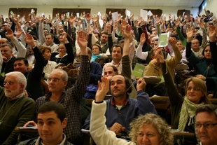 Momento da votación