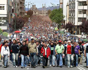 2.000 traballadores xa confirmaron a súa participación na marcha